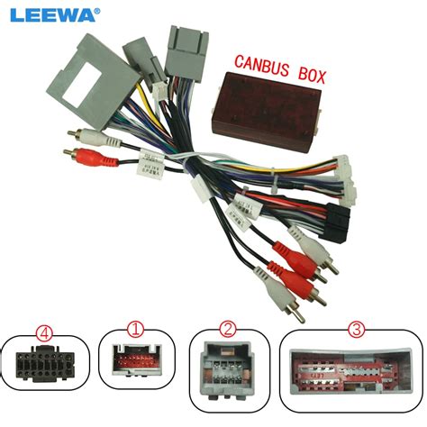 Leewa Car Audio Wiring Harness With Canbus Box For Ford F 150 Aftermarket 16pin Cd Dvd Stereo