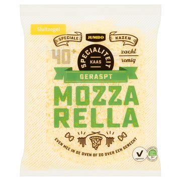 Jumbo Geraspte Mozzarella Kaas 40 150g Bestellen Vleeswaren Kaas