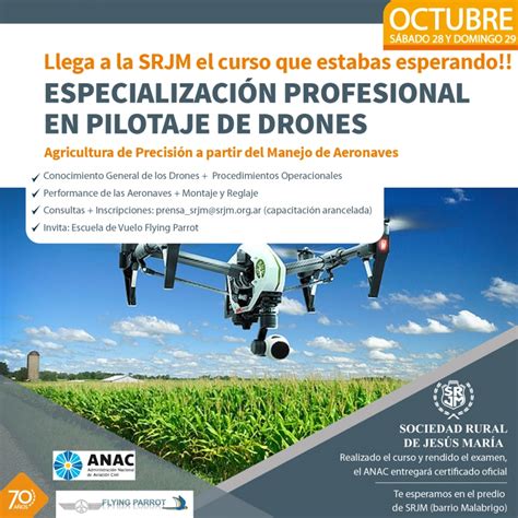 Lanzan Un Curso De Especialización En Pilotaje De Drones Para Monitorear Cultivos Infocampo