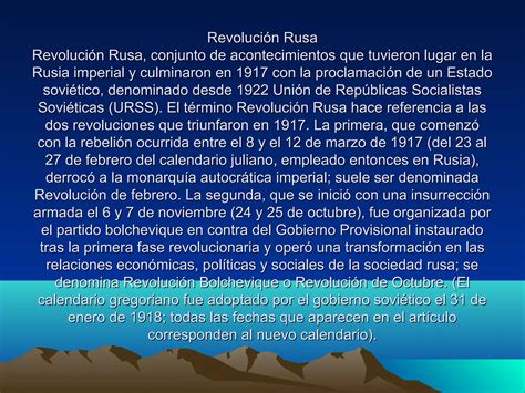 Revoluci N Rusa Exposicion Ppt