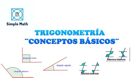 TrigonometrÍa ¨conceptos BÁsicos Youtube