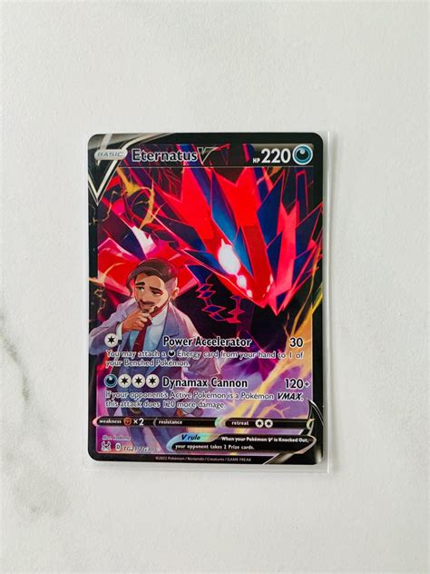 Eternatus V Trainer Gallery Secret Rare CSR Lost Origin Pokemon TCG