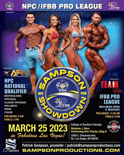 2023 IFBB Pro League NPC Sampson Showdown NPC USA Nevada