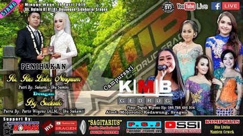 Live Streaming Campursari KMB GEDRUG SRAGEN SAGITARIUS AUDIO