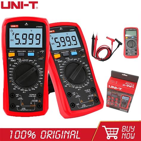 UNI T Digital Multimeter True Rms Ut890C Ut890D Plus Ac Dc Frequency