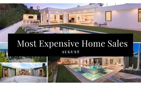 Most Expensive Homes Sold In August Nest Seekers