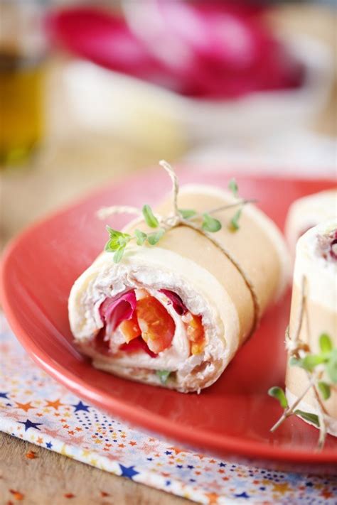 Wrap Au Fromage Frais Jambon Cru Et Crudit Chefnini