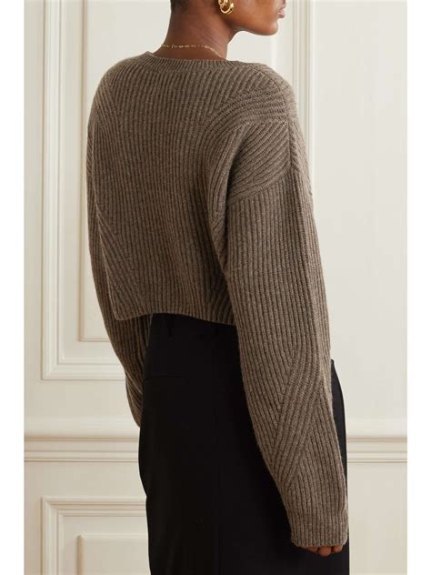 Le Kasha Yucutan Ribbed Organic Cashmere Sweater Net A Porter