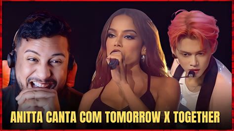 Txt Feat Anitta Back For More Vmas React Youtube