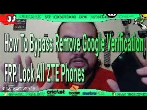 How To Bypass Remove Google Verification FRP Lock All ZTE Phones ZTE