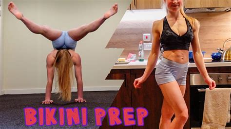 Bikini Prep Day In The Life Contortion Handstands Posing Youtube