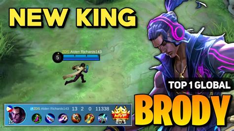 Brody Best Build Brody Top Global Build Mobile Legends Youtube