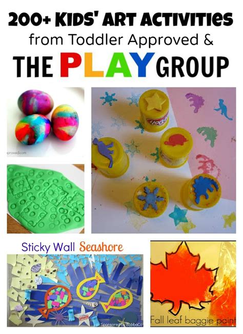 200+ Art Activities for Kids from The PLAY Group!