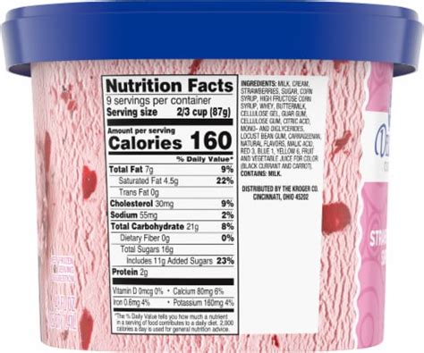 Kroger Deluxe Strawberry Surf Ice Cream Tub Oz Kroger