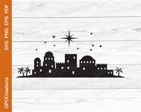 Bethlehem SVG, Christmas Star SVG, Bethlehem PNG, Bethlehem Clipart ...