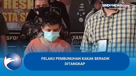 Pelaku Pembunuhan Kakak Beradik Di Sidoarjo Berhasil Ditangkap Youtube