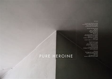 Lorde Music Album - Pure Heroine on Behance