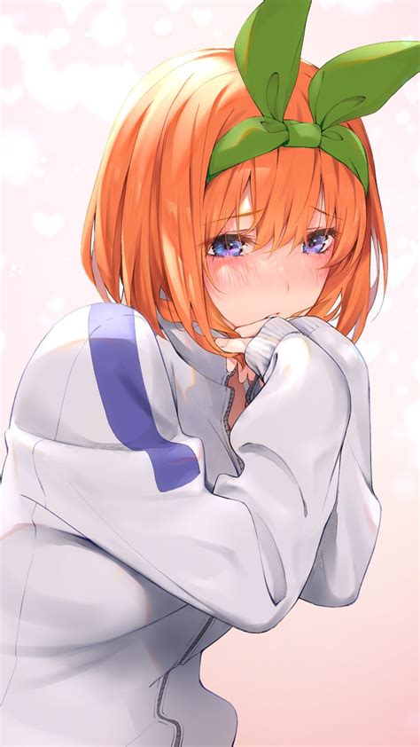 Anime Girl Anime 5 Toubun No Hanayome Short Hair Ribbon Nakano Yotsuba 2499x3000 Hd Phone