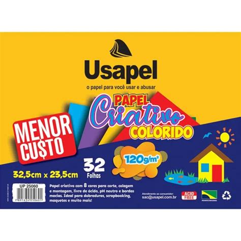 Papel A Criativo Cores Fluorescente G M C Folhas Vmp Lupel