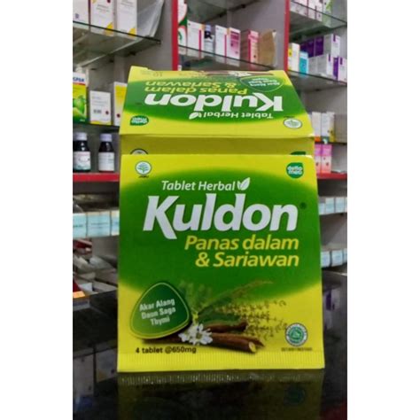 Jual Kuldon Tablet Herbal Pereda Panas Dalam Dan Sariawan Shopee