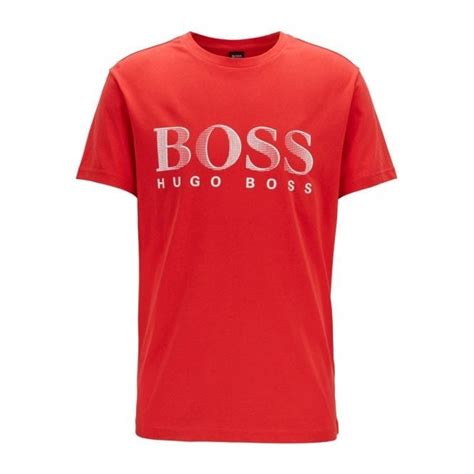 Hugo Boss Rn Regular Fit Red T Shirt Clothing From N Menswear Uk