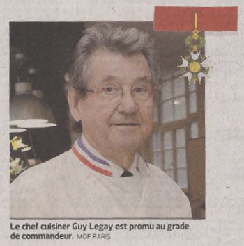 Le Chef Guy Legay Promu Au Grade De Commandeur Dans Lordre Nationale