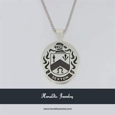 Sexton Family Crest – Heraldic Jewelry