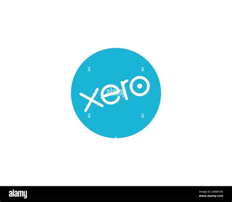 Xero software, rotated logo, white background Stock Photo - Alamy