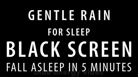 10 Hours Night Rain Sounds For Sleeping And Relaxing Black Screen 10