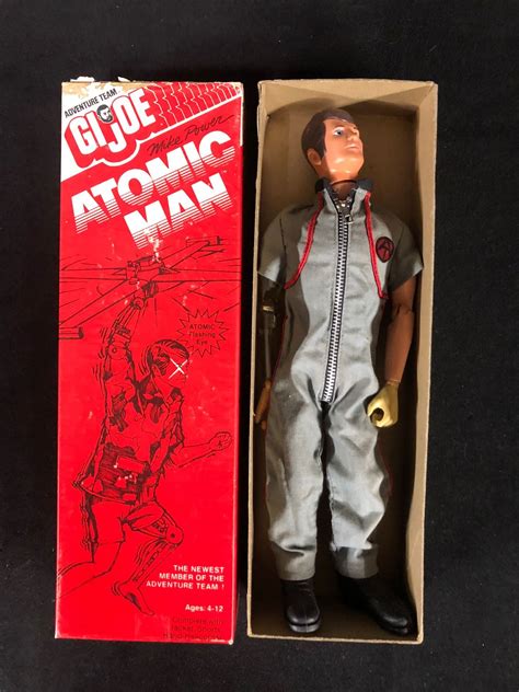 Gi Joe Adventure Team Mike Powers Atomic Man 1975 In Original Box