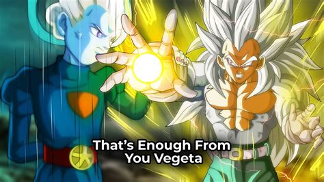 Super Saiyan 5 Vegeta Forces The Grand Priest To Show Youtube