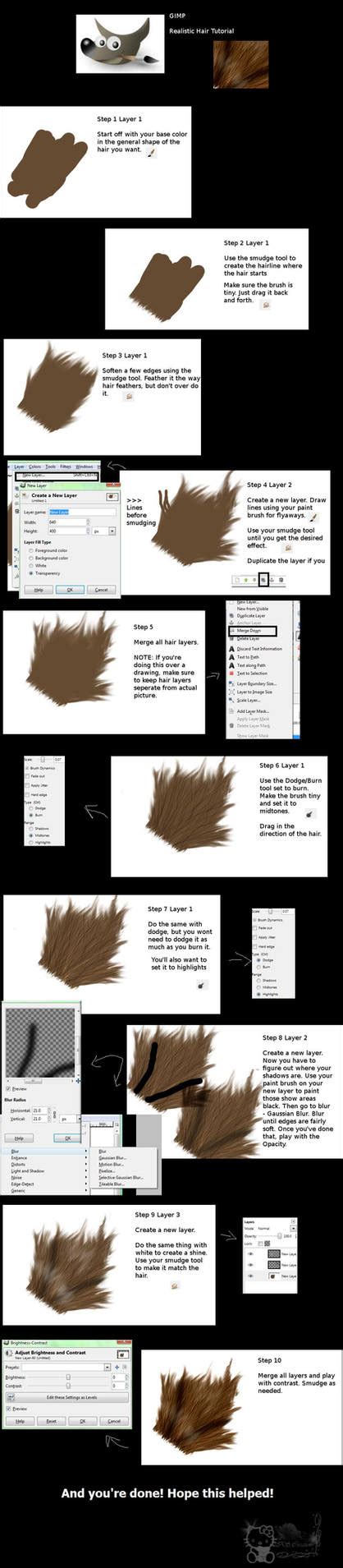 Gimp Realistic Hair Tutorial by TheyCallMeIvy on DeviantArt