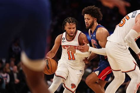 Detroit Pistons Vs New York Knicks Starting Lineups And Depth Charts