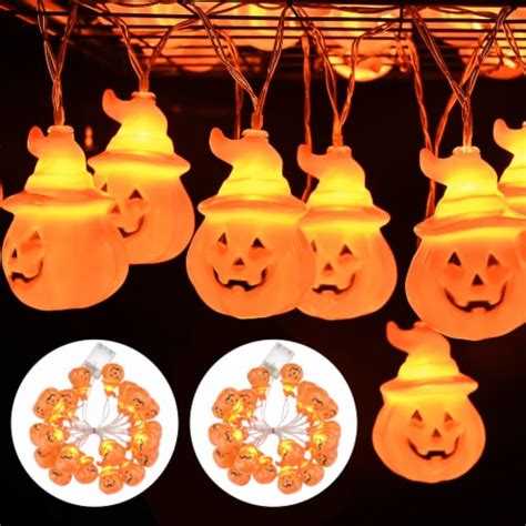 Halloween X Led Pumpkin String Lights Lantern Lamp Indoor Outdoor