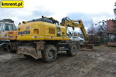 KOMATSU PW 180 7EO KOPARKA KOŁOWA KM Rent