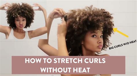 Heatless Ways To Stretch Natural Hair Feat Hannah Mussette Youtube