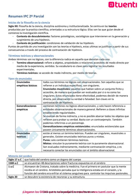 Resumen IPC 2 Parcial Introduccion Al Pensamiento Cientifico UBA