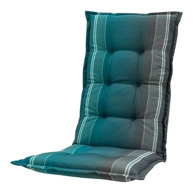 Tuinkussen Madison Stef Sea Blue Lage Rug Tuinkussenstore