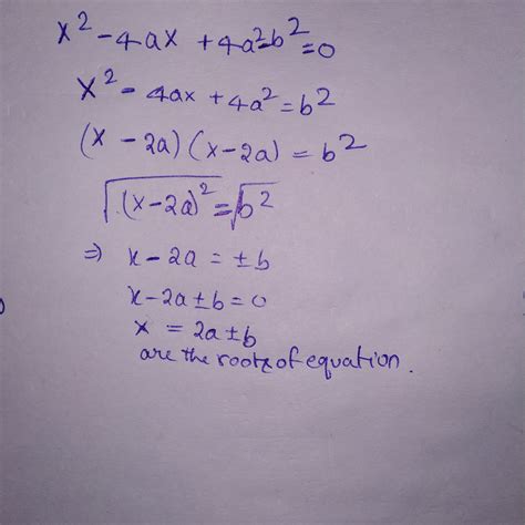 Find The Roots Of The Following Quadratic Equations If They Exist By