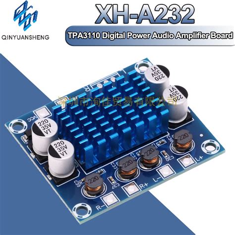 TPA3110 XH A232 30W 30W 2 0 Canais Placa Amplificadora Digital De