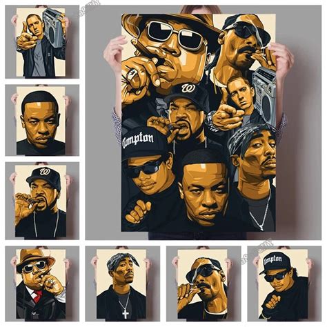 West Coast Rappers Poster