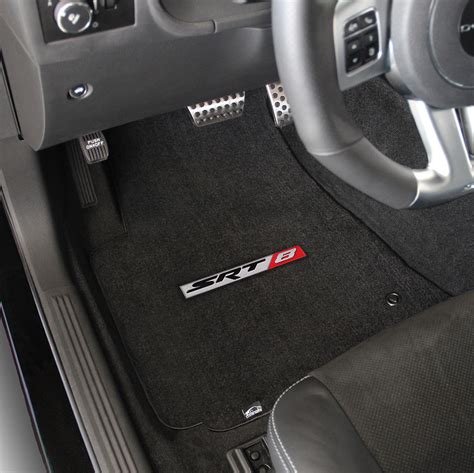 Lloyd Floor Mats For Dodge Challenger 2008 2010 Dodge Challenger Srt8 Logo Velourtex Front