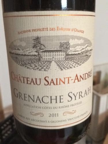 Château Saint Andre Grenache Syrah Vivino Australia