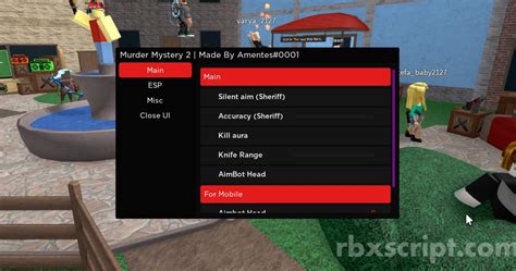 Murder Mystery 2 Silent Aim Aimbot Kill Aura Scripts Rbxscript