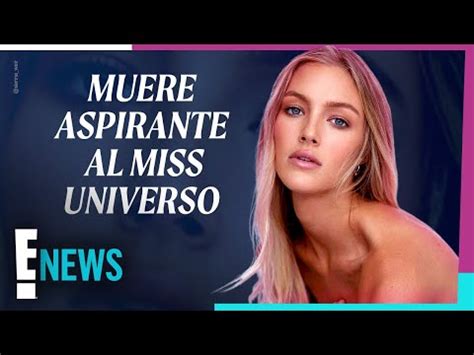 Sienna Weir cómo murió la finalista de Miss Universo Australia Celeb