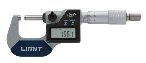 DIGITAL MICROMETER 0-25MM IP65 - Precision measuring instruments | Limit