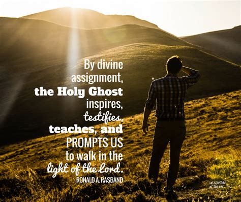 The Holy Ghost Inspires Testifies Teaches And Prompts Us Latter