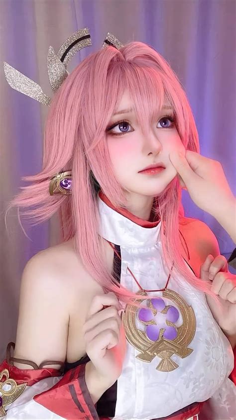 Cosplay Yae Miko Genshin Impact By Rozaqy On Deviantart