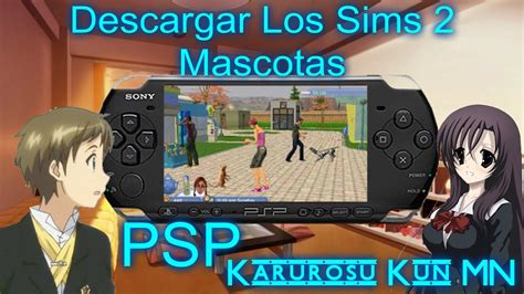 Descargar Los Sims 2 Mascotas PSP Español YouTube