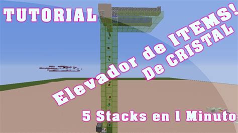 Elevador De Items De Cristal Minecraft Tutorial Espa Ol